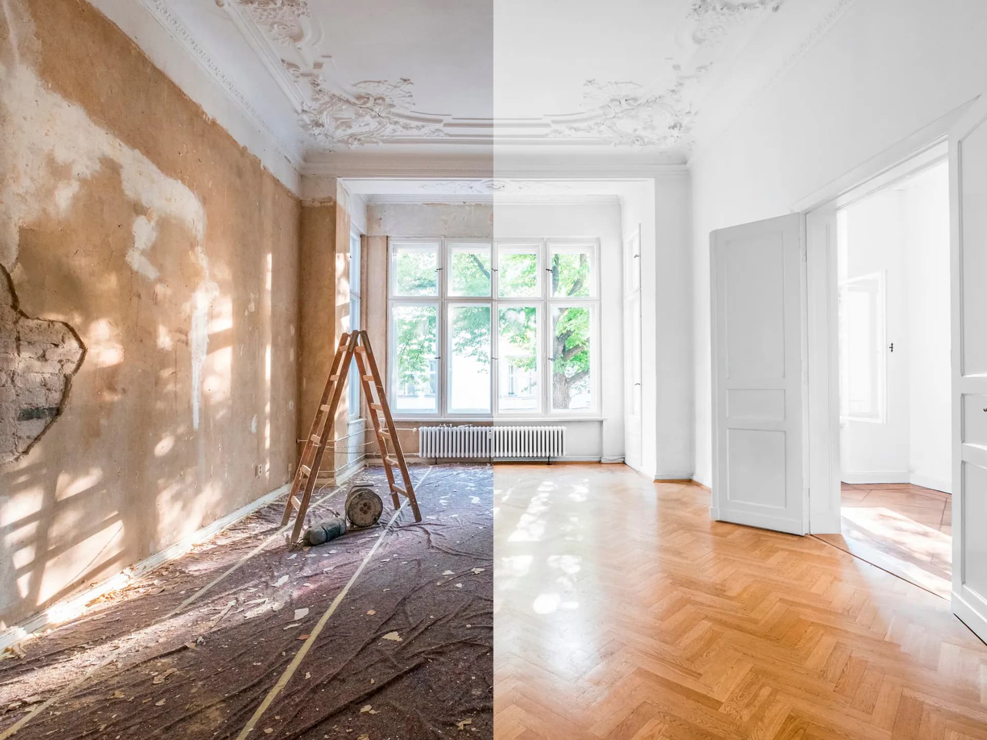 Pintura de interiores profissional